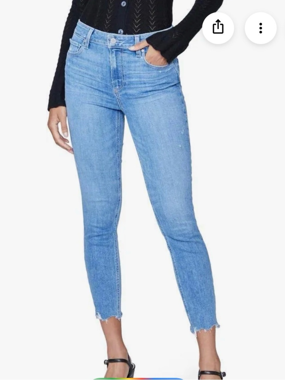 PAIGE Hoxton Crop Skinny Jeans